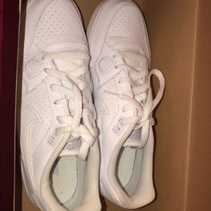 White Nike Air Force 1s